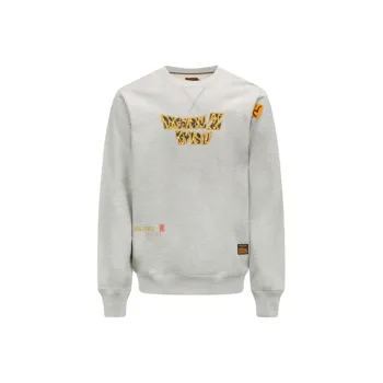 EVISU X Dragon Ball Z Co Branded Sweatshirts Unisex Heather Gray