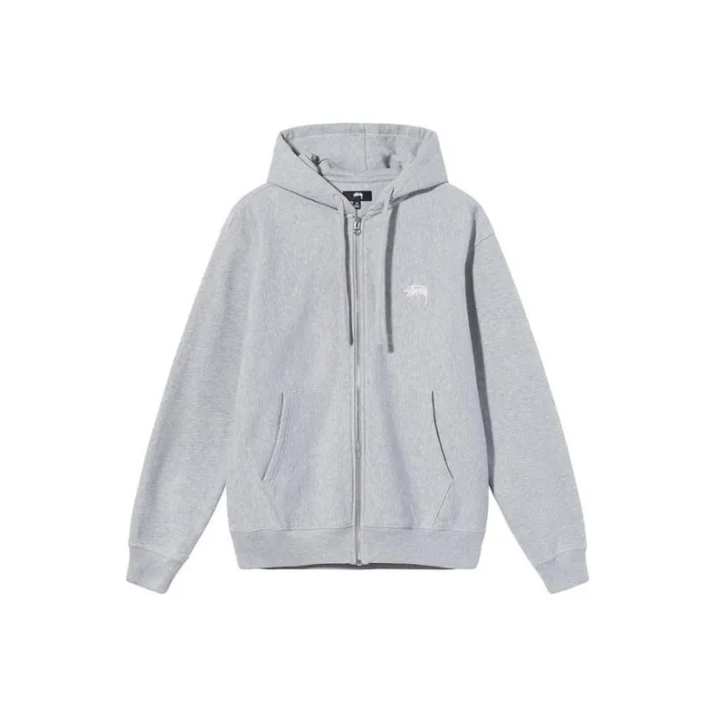 Stussy Stock Logo Zip Hoodie-0
