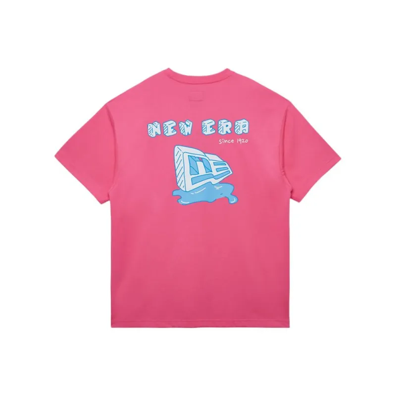 New Era T Shirt Unisex Rose Red-0