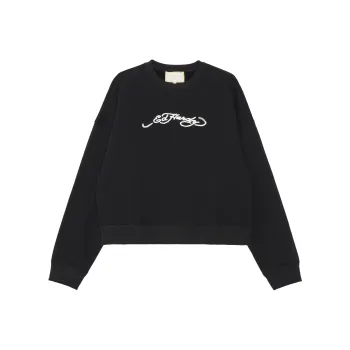 Ed Hardy Sweatshirt Unisex Black