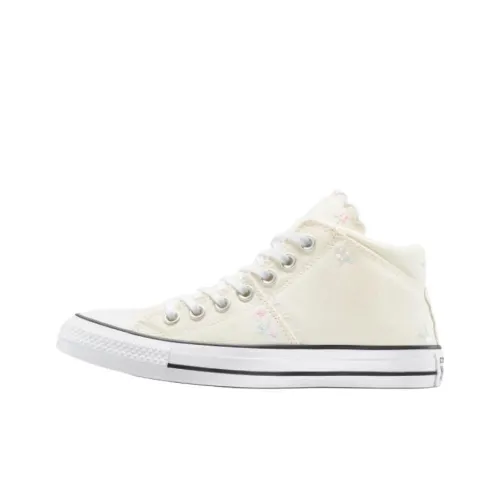 Converse Anti Slip Wear Resistant Mid Top Canvas Sage Women's Ecru
