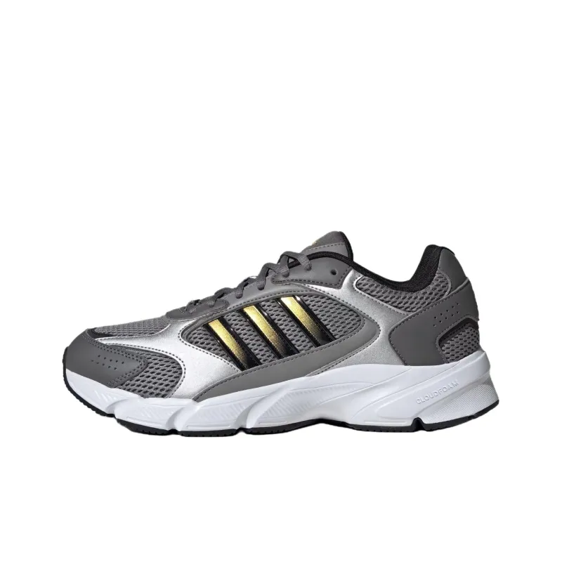 Adidas CRAZYCHAOS 2000 Anti Slip Wear Resistant Low Top Casual Running Shoes Men's Gray-0