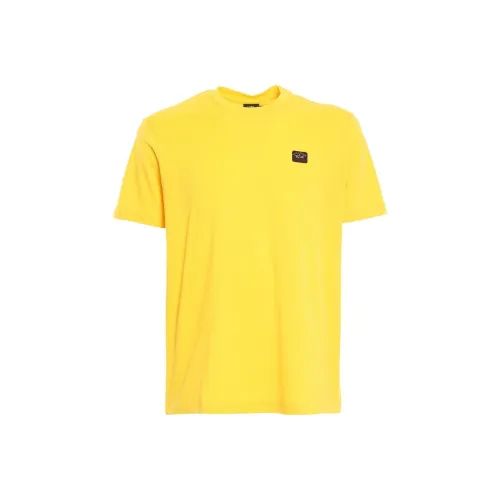 Paul & Shark Logo Patch Round Neck T Shirt