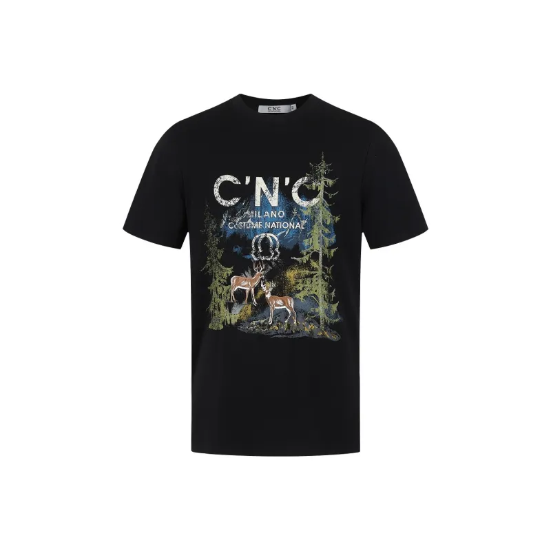 C'N'C New Order & Classics Series Fall And Winter Short Sleeved T Shirts Men's-0