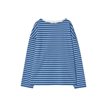 COS T Shirts Men Blue/White