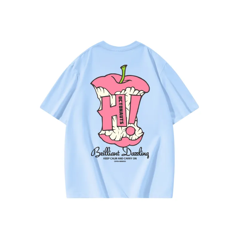 Small Columns Under The Sea T Shirt Unisex White-16