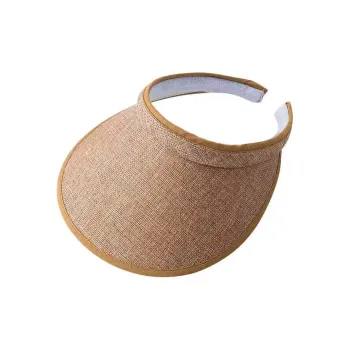 VERENA REINE Straw Woven Visor Cap Unisex
