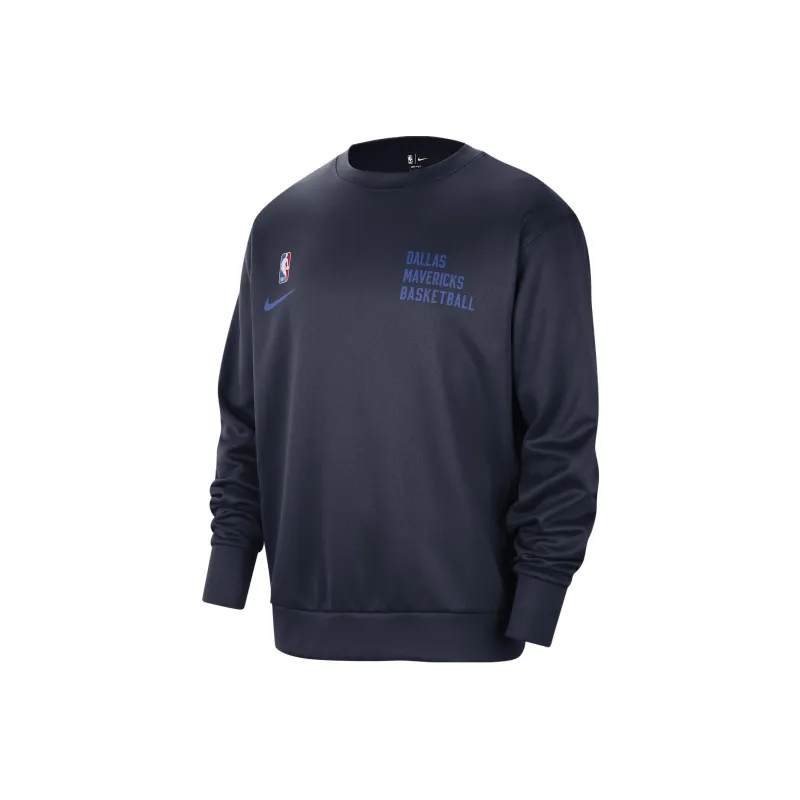 Nike Dallas Mavericks Spotlight Men's Nike Dri FIT Nba Crew Neck Sweatshirt-0