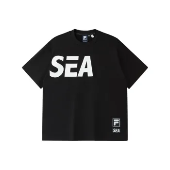 FILA FUSION T Shirt Unisex Jet Black