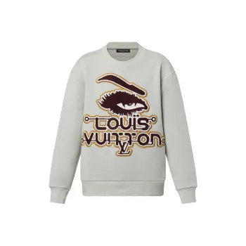LOUIS VUITTON Sweatshirt Men's Light Green