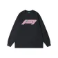 Black with Pink Print