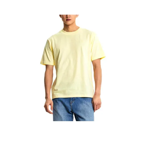 New Balance UNI PREMIUM LOGO T Shirt Men's Light Yellow