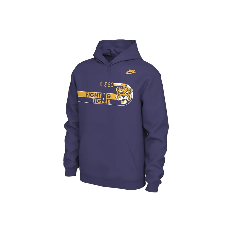 Nike LSU Sweatshirt Men's Dark Purple-0