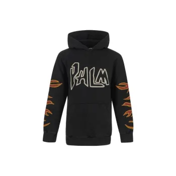 PALM ANGELS Graffiti Flames Hoodie