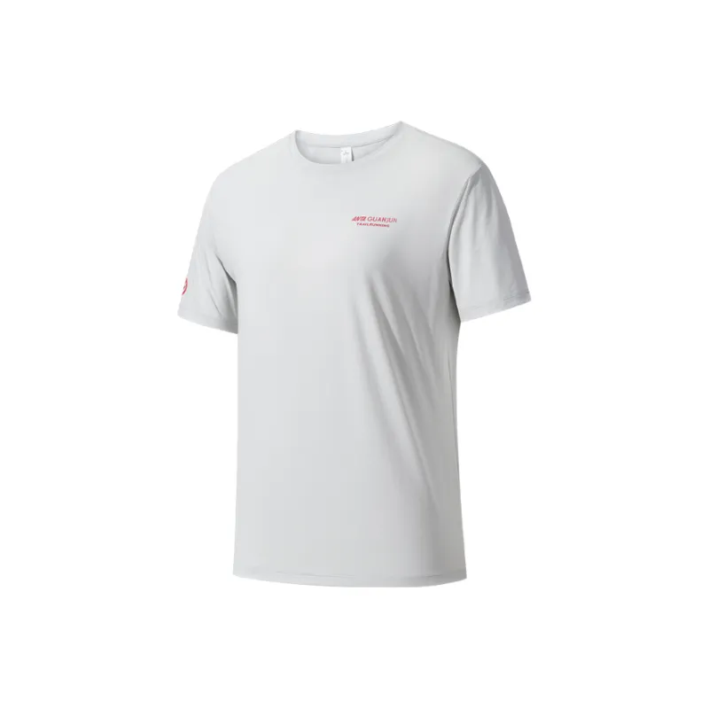 Anta T-Shirt Unisex Beige Pink Gray-0