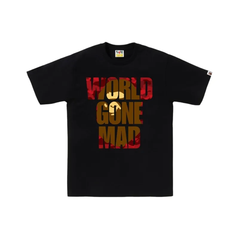 A BATHING APE Color Camo Wgm Ape Head Overlap Tee-0