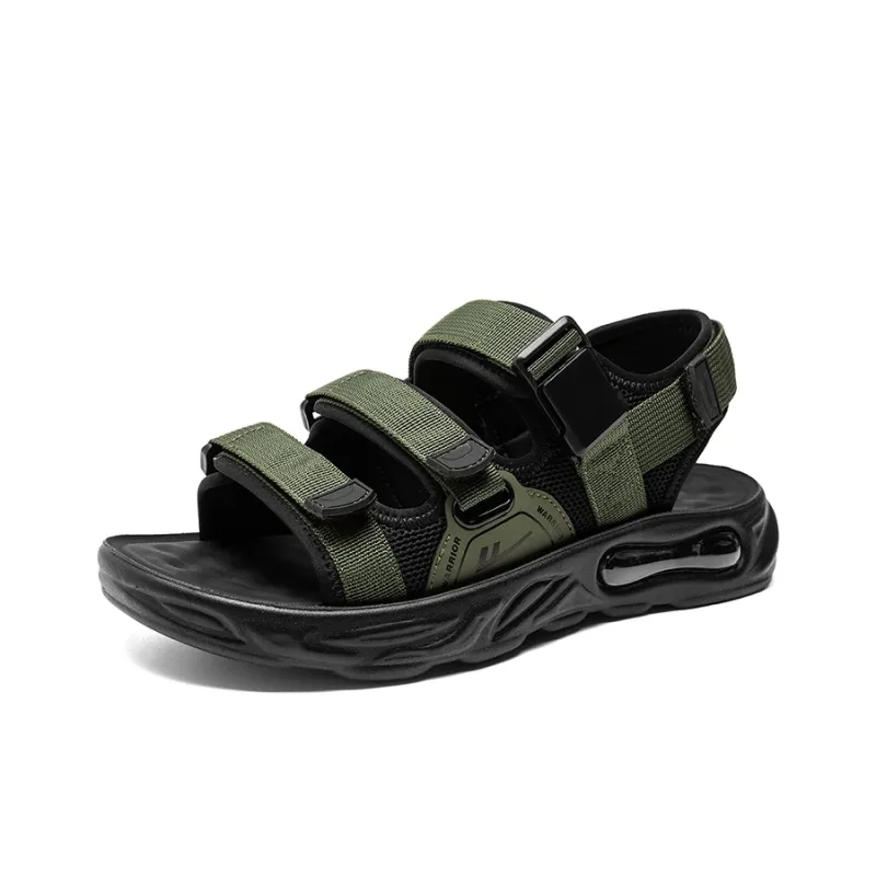 Warrior Beach Sandals Men's Army Green/Black-1