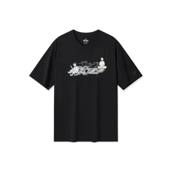 XTEP Vitality Series T-Shirt Unisex Jet Black