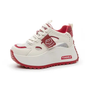 The Mystery Of Glamour Breathable Height Increasing Low Top Casual Shoes Women's