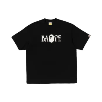 A BATHING APE Screen Print Logo Relaxed Fit Tee