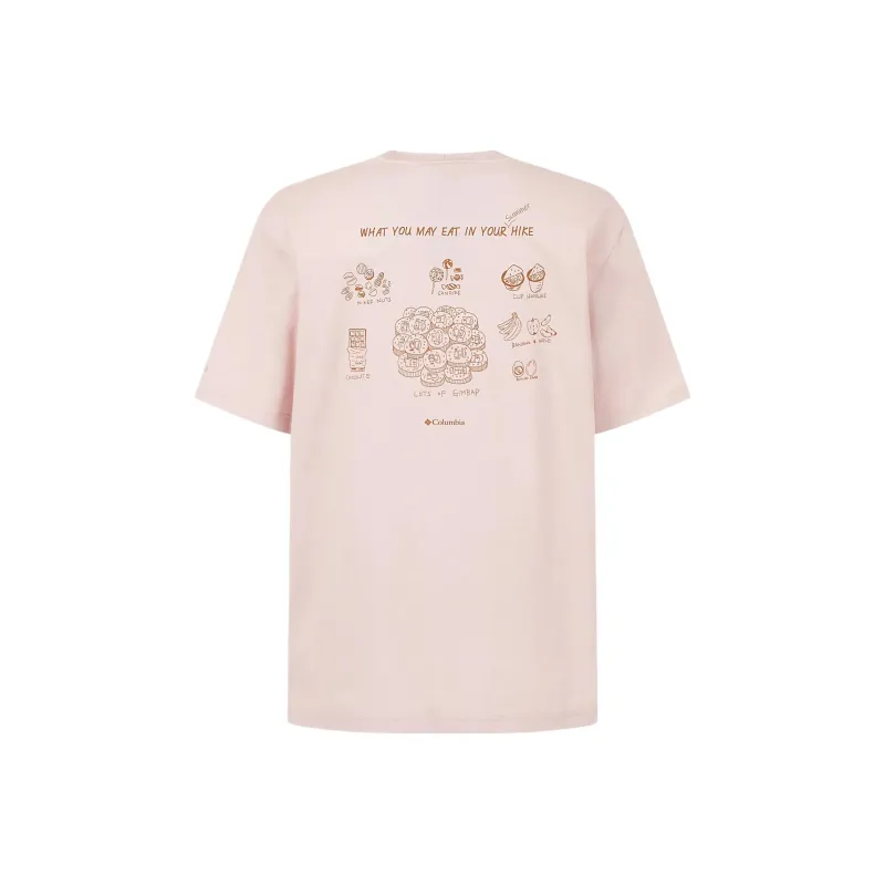 Columbia HIKE365 Drop Shoulder Sleeve T Shirt Women's Mineral Pink-1