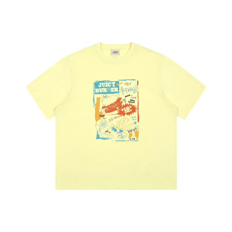 MostwantedLab Hamburger T Shirts Unisex-0