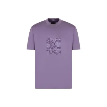EMPORIO ARMANI SS24 T Shirt Men's Purple