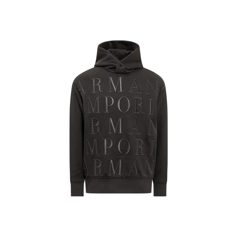 EMPORIO ARMANI Sweatshirts Men Black-0