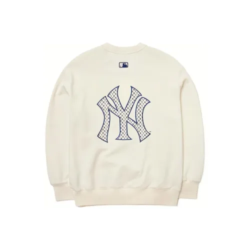 MLB Sweatshirts Unisex Ivory White