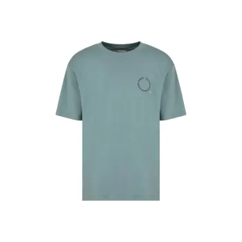 EMPORIO ARMANI Asv Jersey T shirt With Oversized Print From The Peace Capsule Collection