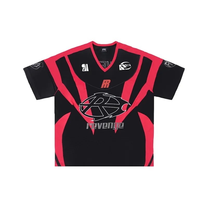 Revenge T Shirt Unisex Black & Red-0