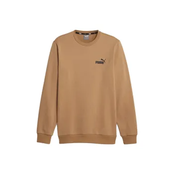 PUMA Sweat À Col Rond Essentials Small Logo Homme Sweatshirt Men's Khaki