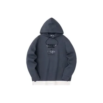Anta Basketball Collection Sweatshirt Men's Shrimp Gray