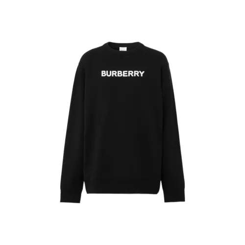 Burberry Logo Print Cotton Sweater