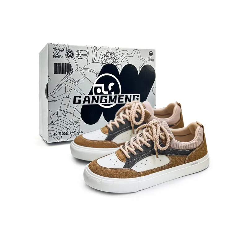 Hong Kong Meng Anti Slip And Wear Resistant Height Increasing Low Top Skateboard Shoes Men's-6
