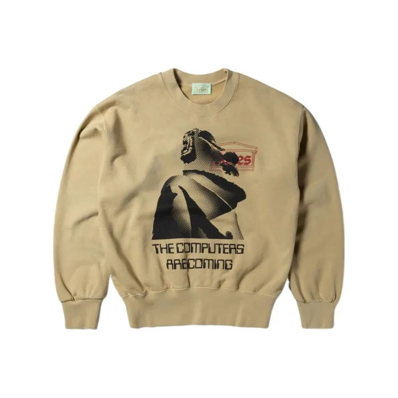 Aries Sweatshirts Men Brown-0