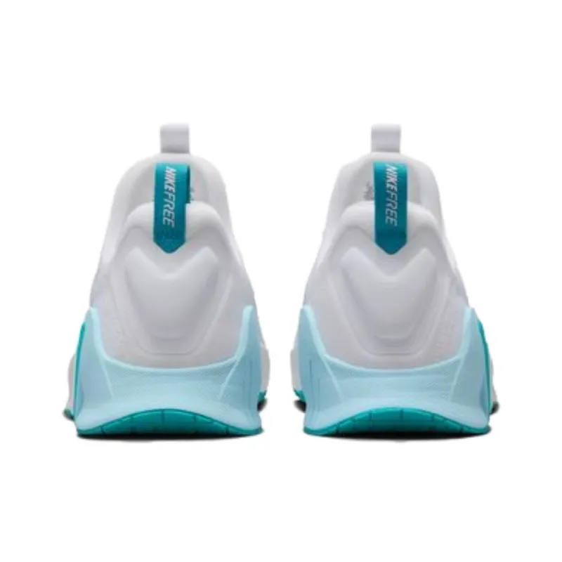 Nike Free Metcon 6 Anti Slip Wear Resistant Low Top Training Shoes Women's White Blue-4
