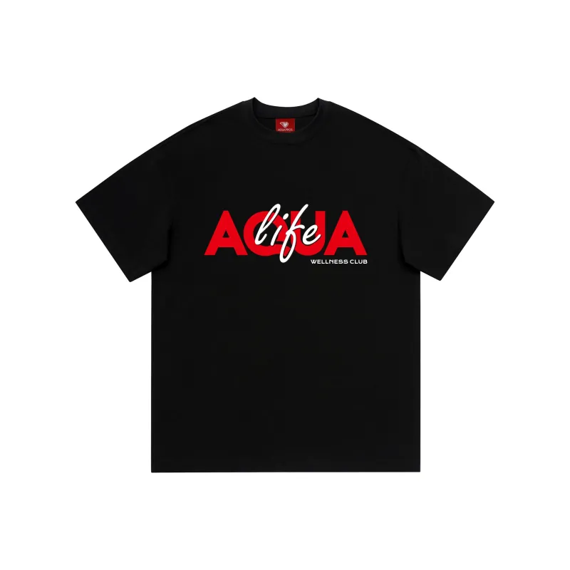 AQUAPROS T Shirts Unisex Black-0