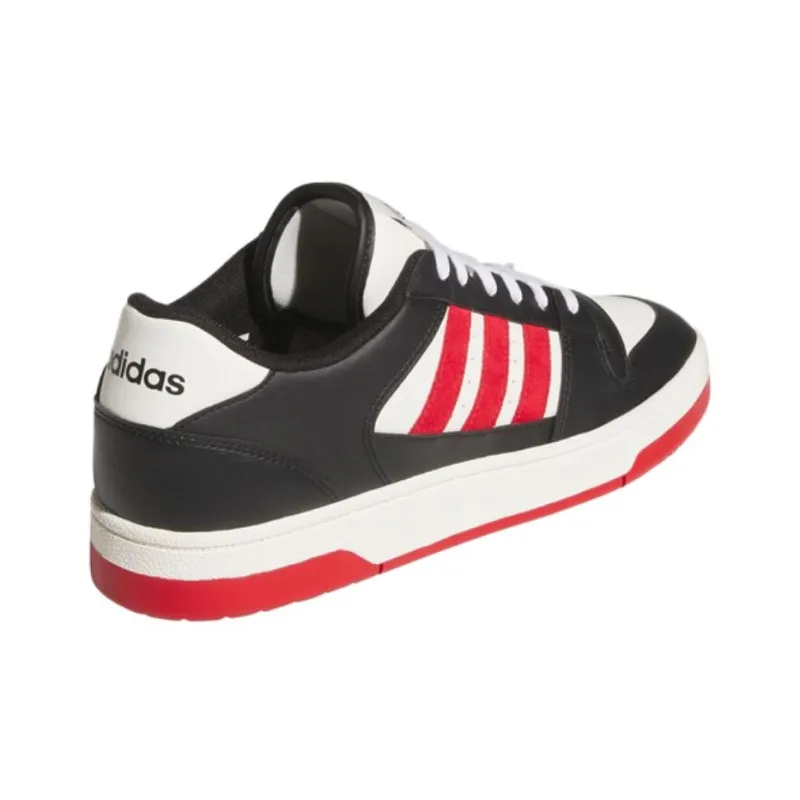 Adidas BREAK START Anti Slip Wear Resistant Low Top Skateboard Shoes Unisex Black Red-5