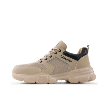 Blue Gull Shield Moisture Wicking Lightweight Abrasion Resistant Low Top Outdoor Shoes Unisex Khaki