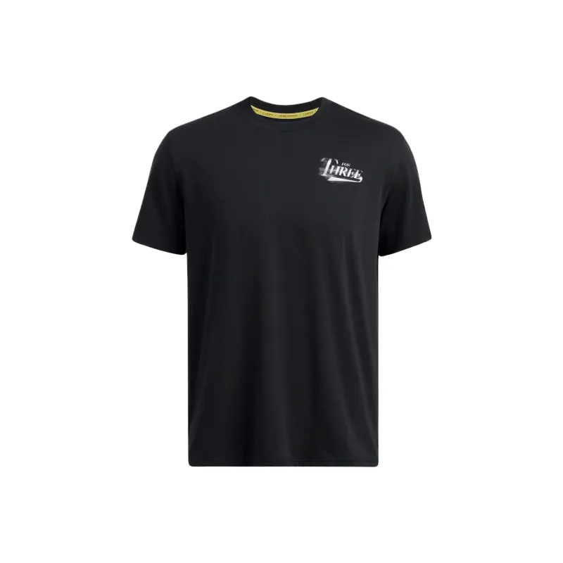 Under Armour Curry CURRY VERBIAGE T Shirt Men's Black-0