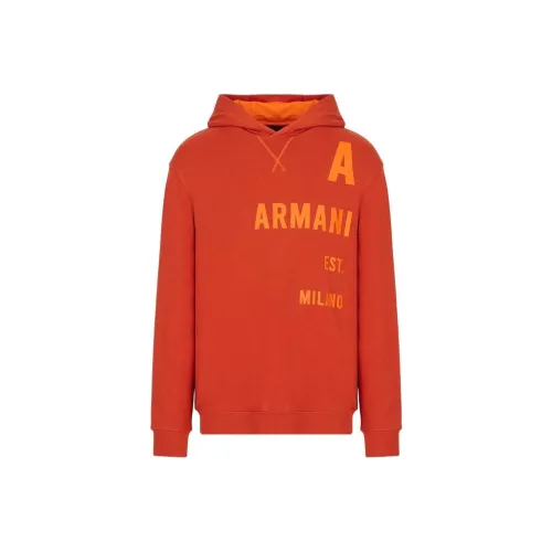 ARMANI EXCHANGEAE Sweatshirt Men's Orange