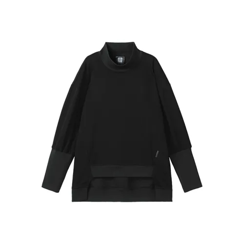 NORVINCY Mori Style Solid Color Tail Sweatshirt Unisex