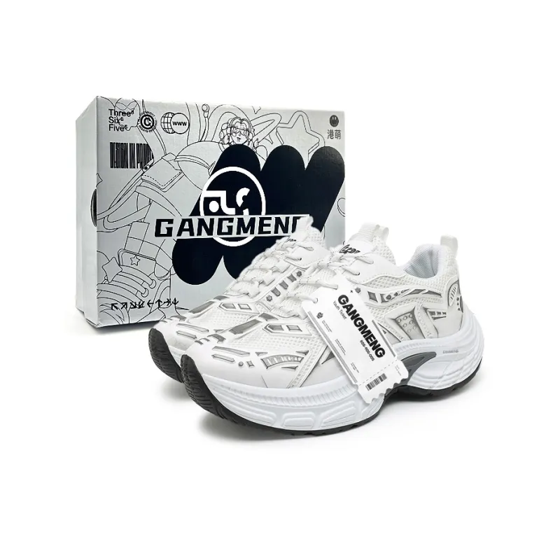 Hong Kong Meng Anti Slip And Wear Resistant Height Increasing Low Top Chunky Sneakers Men's-10