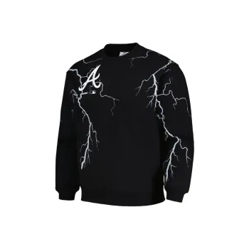 MLB PLEASURES Atlanta Braves Sweatshirts Men Black