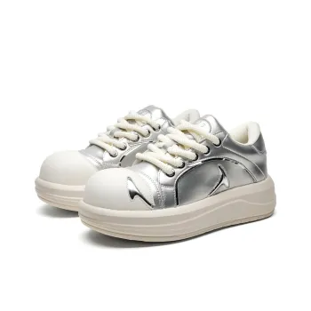 KUNGFUDEER Doll Plan Slip Resistant Height Increasing Low Top Skateboard Shoes Unisex