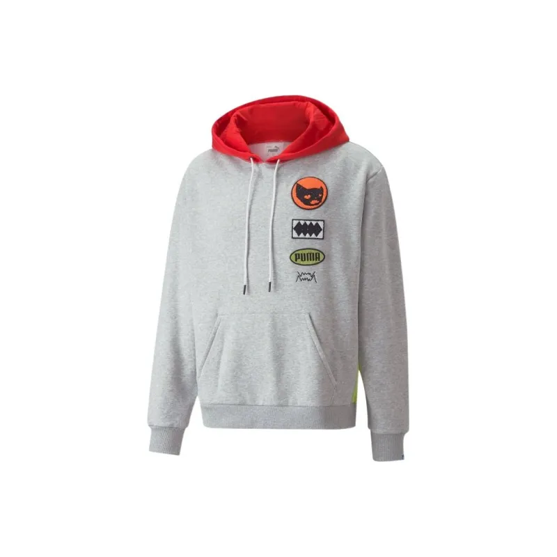 PUMA Playbook Sweatshirts Men Gray-0