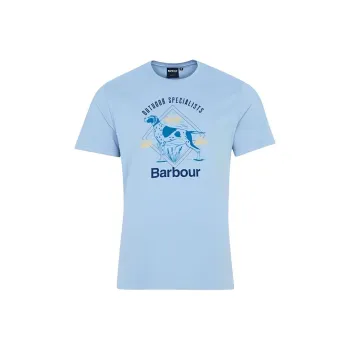 BARBOUR T Shirts Men Blue
