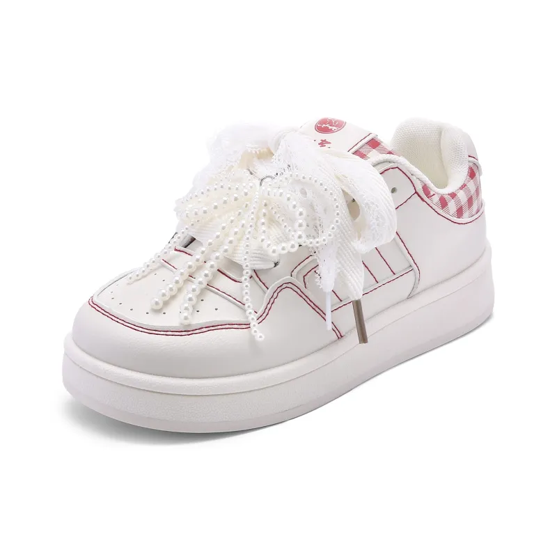 Cob Anti Slip And Wear Resistant Lightweight Low Top Skateboard Shoes Women's-13