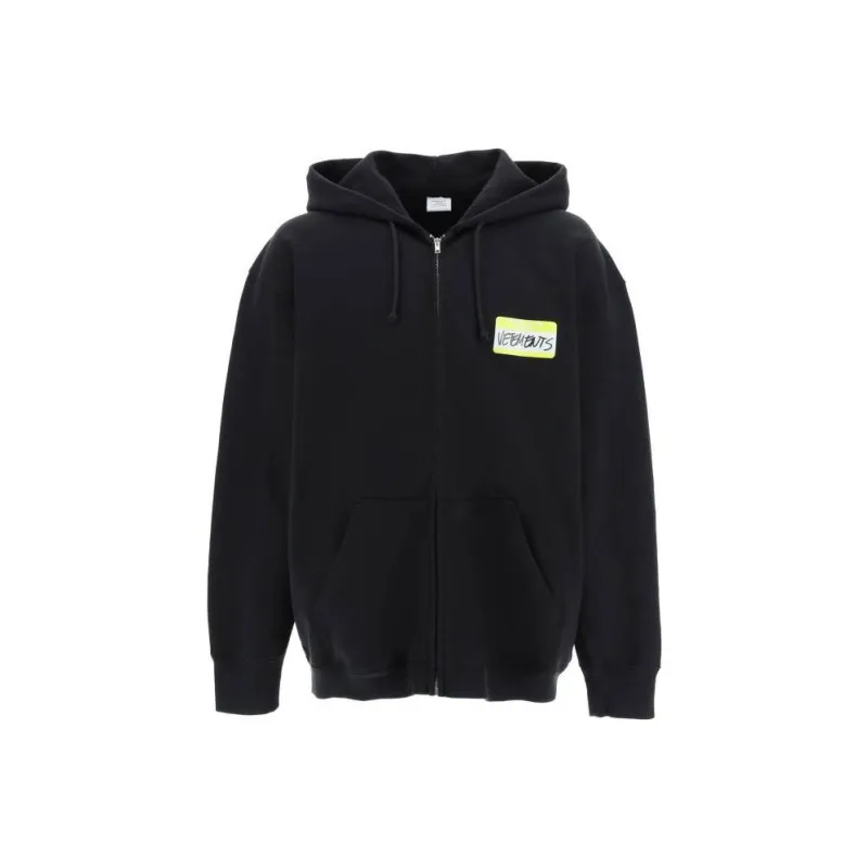 Vetements My Name Is Zip Up Hoodie-0